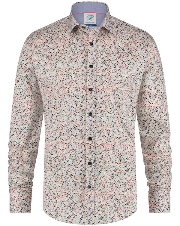 Music Notes Off White Shirt